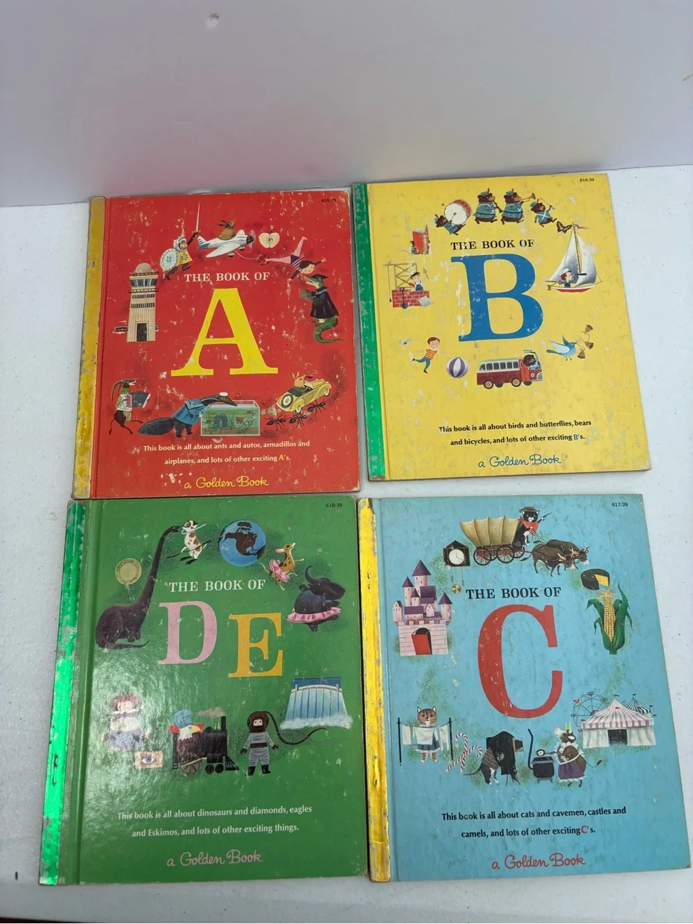 Vintage 1965 Golden Books My First Golden Learning Library Alphabet ALL 16 BOOKS